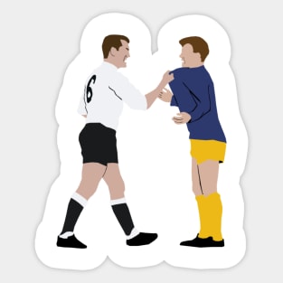 Dave Mackay vs Billy Bremner Sticker